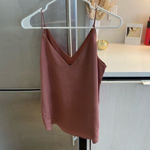 silky terracotta tank